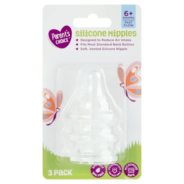Parent's Choice™ Fast Flow Silicone Nipples 3 ct Pack