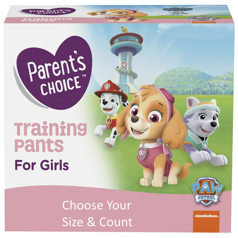 Paw Patrol Toddler Girls Training Pants, 3-Pack - Walmart.com