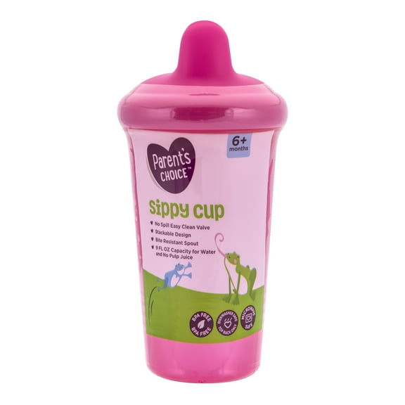 Parent's Choice Hard Spout Sippy Cup, 6 Months+, Pink