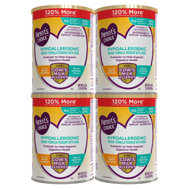 Parent's Choice Non-GMO Complete Comfort Infant Formula, 22.5 oz Canister 