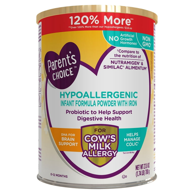 Parent's Choice Hypoallergenic Infant Formula Powder, 27.8 oz