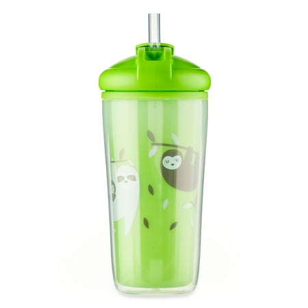 Parent`s Choice Insulated Non-SpillStraw Cup, 9 fl oz, 1 Count, Green
