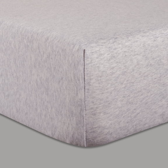 Parent's Choice Knit Fitted Crib Sheet, Gray