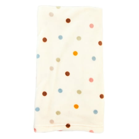 Parent's Choice Neutral Plush Dot Blanket