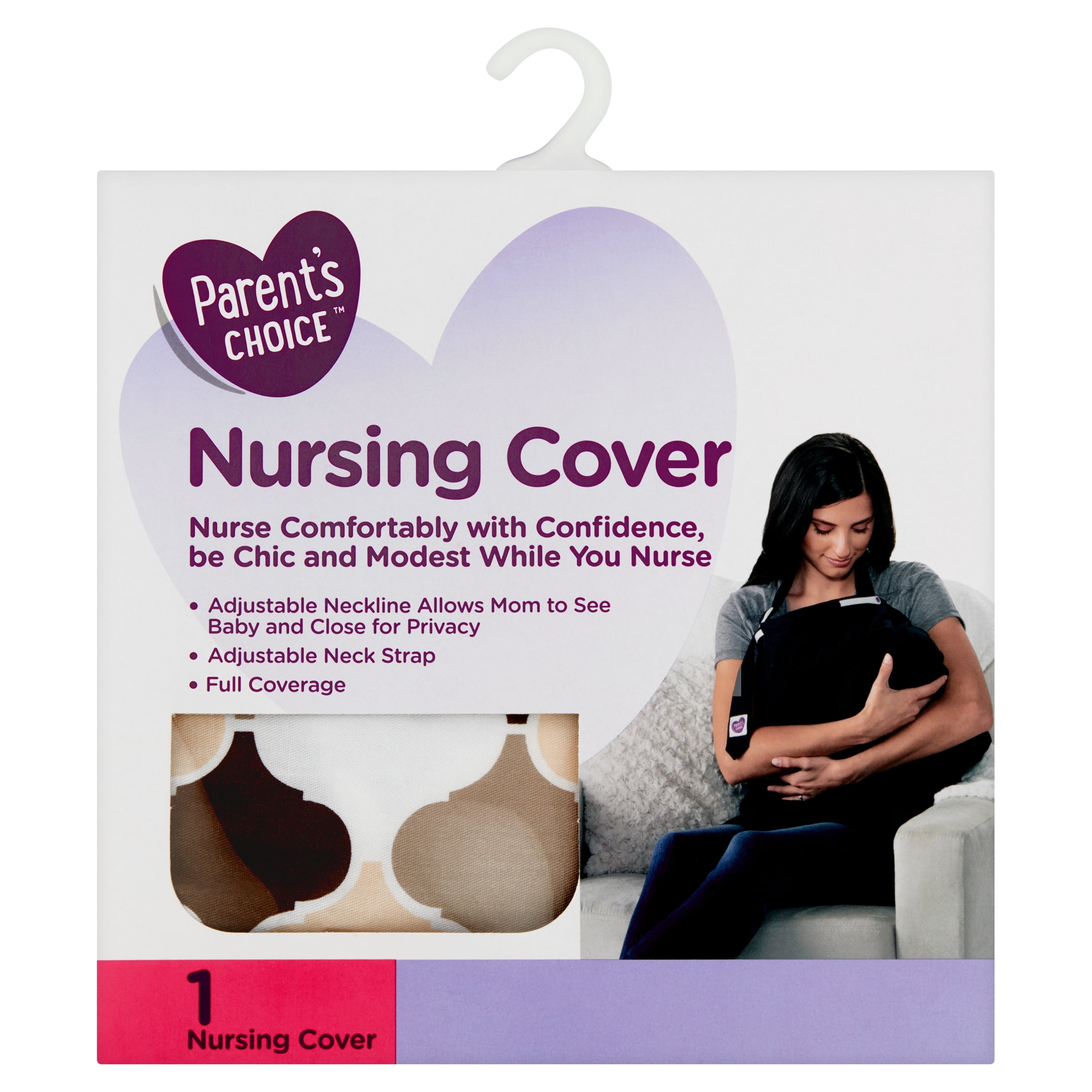 Parent's Choice Nursing Cover, Diamond, 1 Count