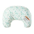 thumbnail image 1 of Parent’s Choice Nursing Pillow, Polyester, Green Leaf Design, 1 of 5
