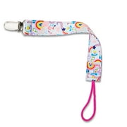 Parents Choice Pacifier Clip, Rainbows and Unicorns