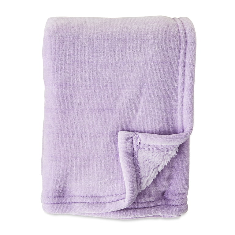 Parent's Choice Cozy Chenille Baby Blanket, Purple, 30