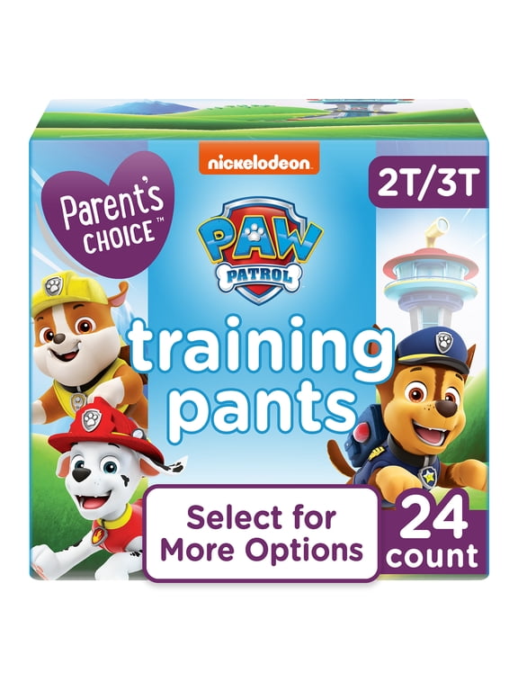 Paw Patrol Training Pants for Boys, 2T/3T, 24 Count (Select for More Options)