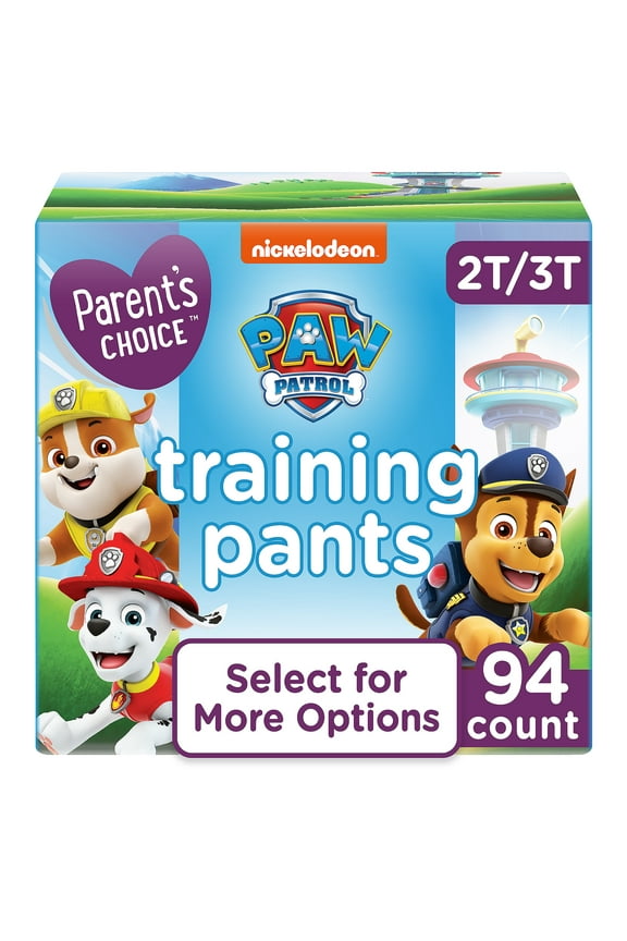 Paw Patrol Training Pants for Boys, 2T/3T, 94 Count (Select for More Options)