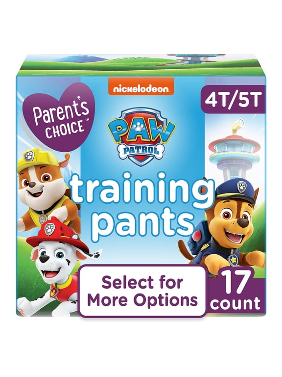 Paw Patrol Training Pants for Boys, 4T/5T, 17 Count (Select for More Options)
