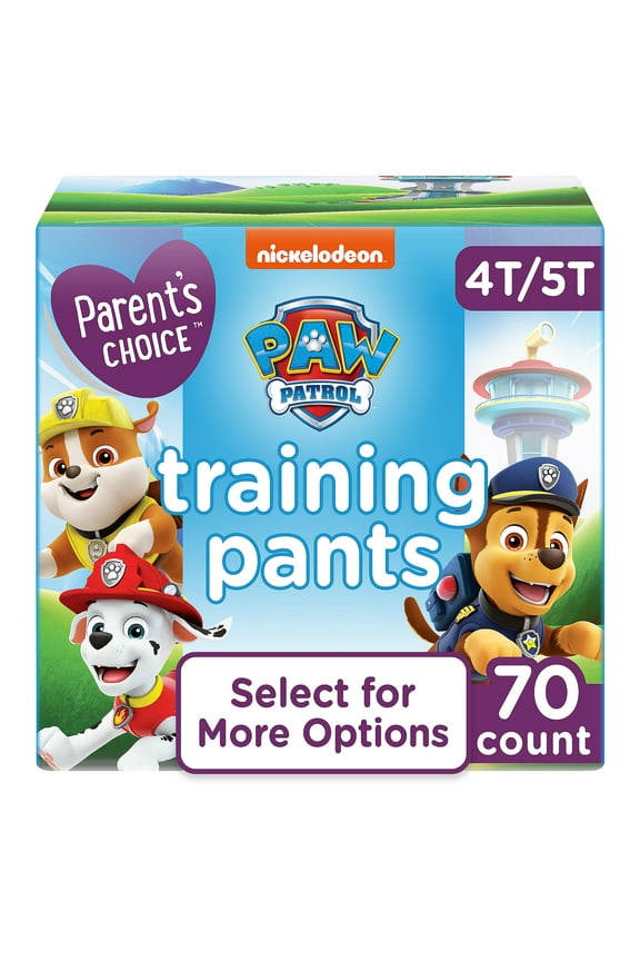 Paw Patrol Training Pants for Boys, 4T/5T, 70 Count (Select for More Options)