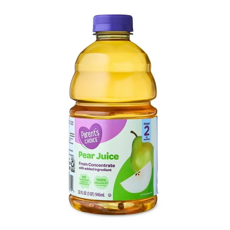 Parent's Choice Pear Juice from Concentrate, Stage 2, 32 fl oz