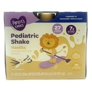 Parent's Choice Pediatric Shake, Vanilla, 8 oz Bottle, 6 Shakes