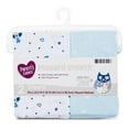 thumbnail image 1 of Parent's Choice Playard Fitted Sheets, Blue Rockets, 2 Count, 1 of 8