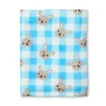thumbnail image 1 of Parent's Choice Plush Baby Easter Bunny Blanket for Infant Boys, 30" x 36", 1 of 8