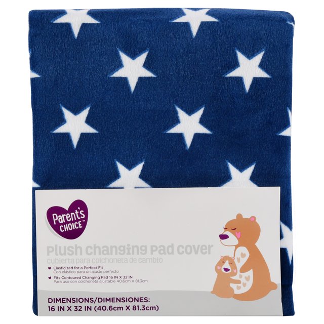 Parent's Choice Polyester Fits Standard Diaper Changing Pad Cover, 1