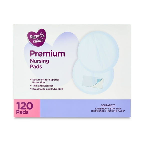 Parents Choice Premium Nursing Pads, 120 Count