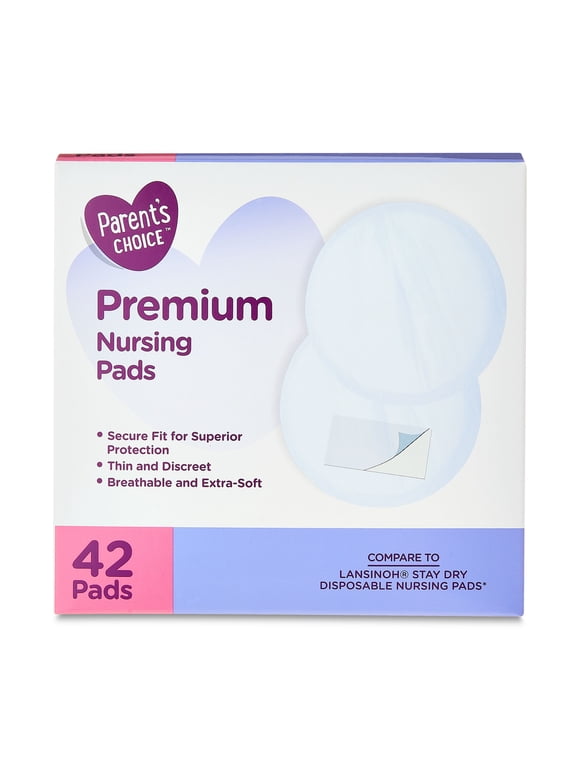 Parents Choice Premium Nursing Pads, 42 Count