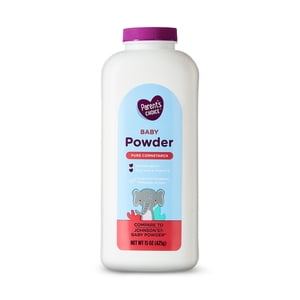 Talco para bebé de maicena pura con aloe vera y vitamina E, elección de los padres, 15 oz