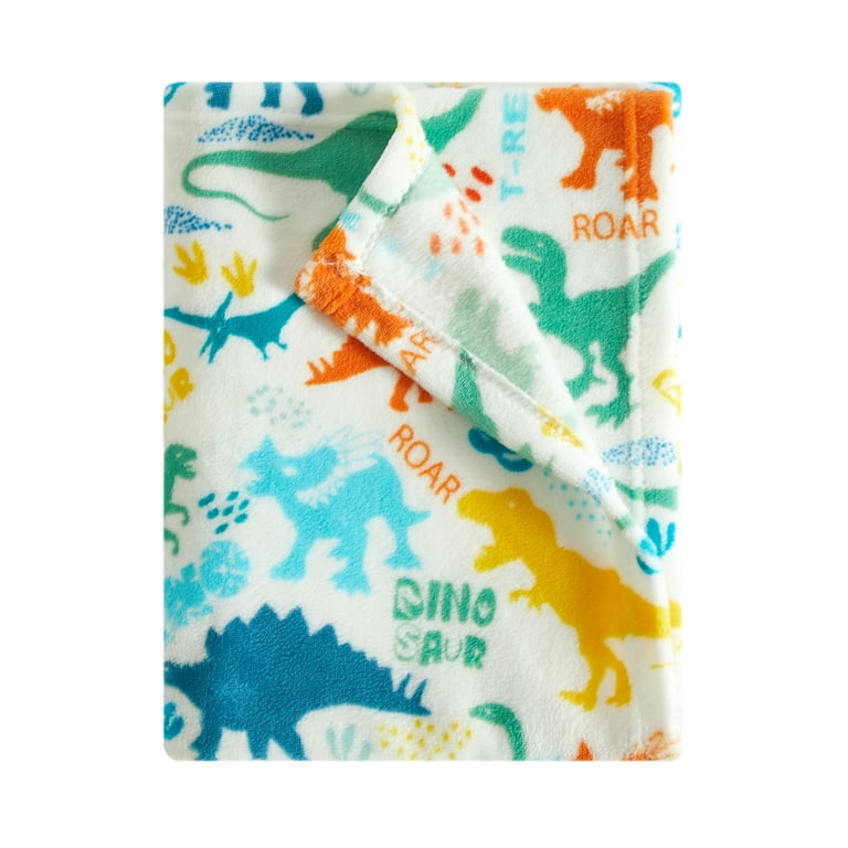Parent s Choice Royal Plush Printed Baby Dinosaur Blanket 30 x 40