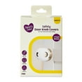 thumbnail image 1 of Parent's Choice Child Safety Door Knob Covers, White, 3 Pack, 1 of 6