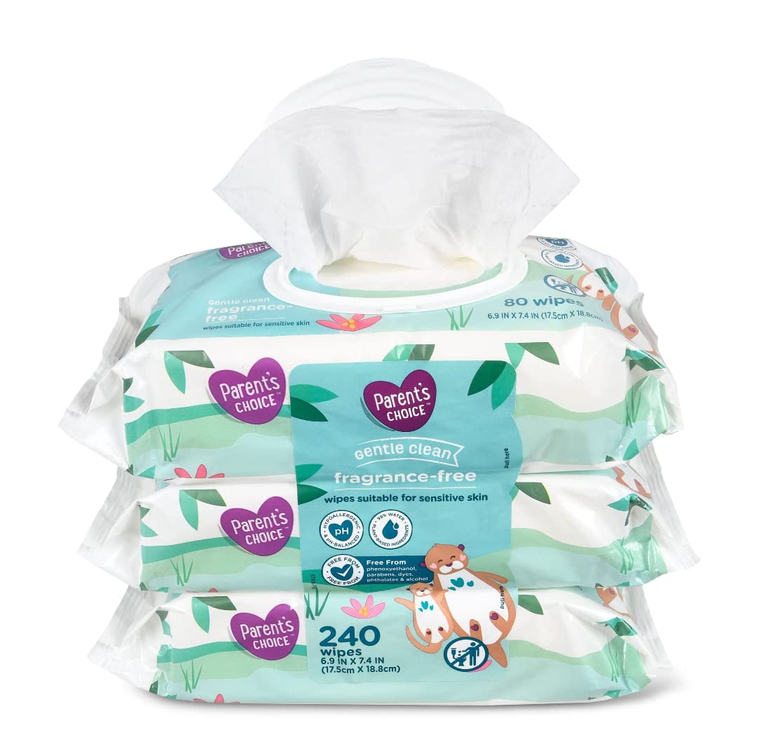 Parent s Choice Sensitive Wipes 216 Sheets Pack of 3