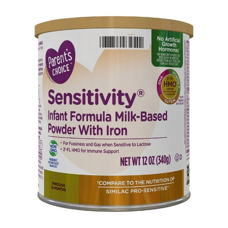 Parent's Choice Sensitivity Baby Formula Powder With Iron, 12 oz Canister