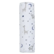 Parent's Choice Single Pack Muslin Swaddle Elephant Stars Blue