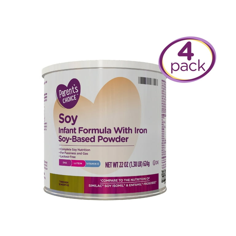 Parent s Choice Soy Lactose Free Powder Baby Formula 22 oz