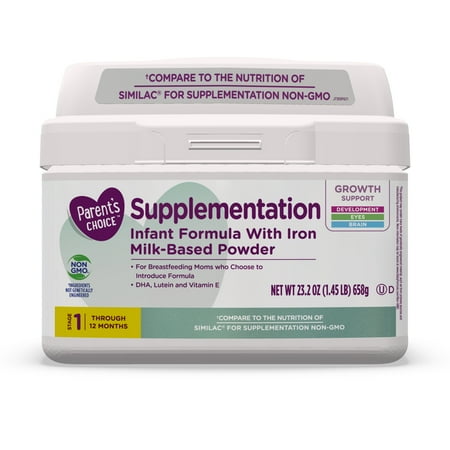 Parent's Choice Supplementation Infant Formula with Iron, 23.2 oz