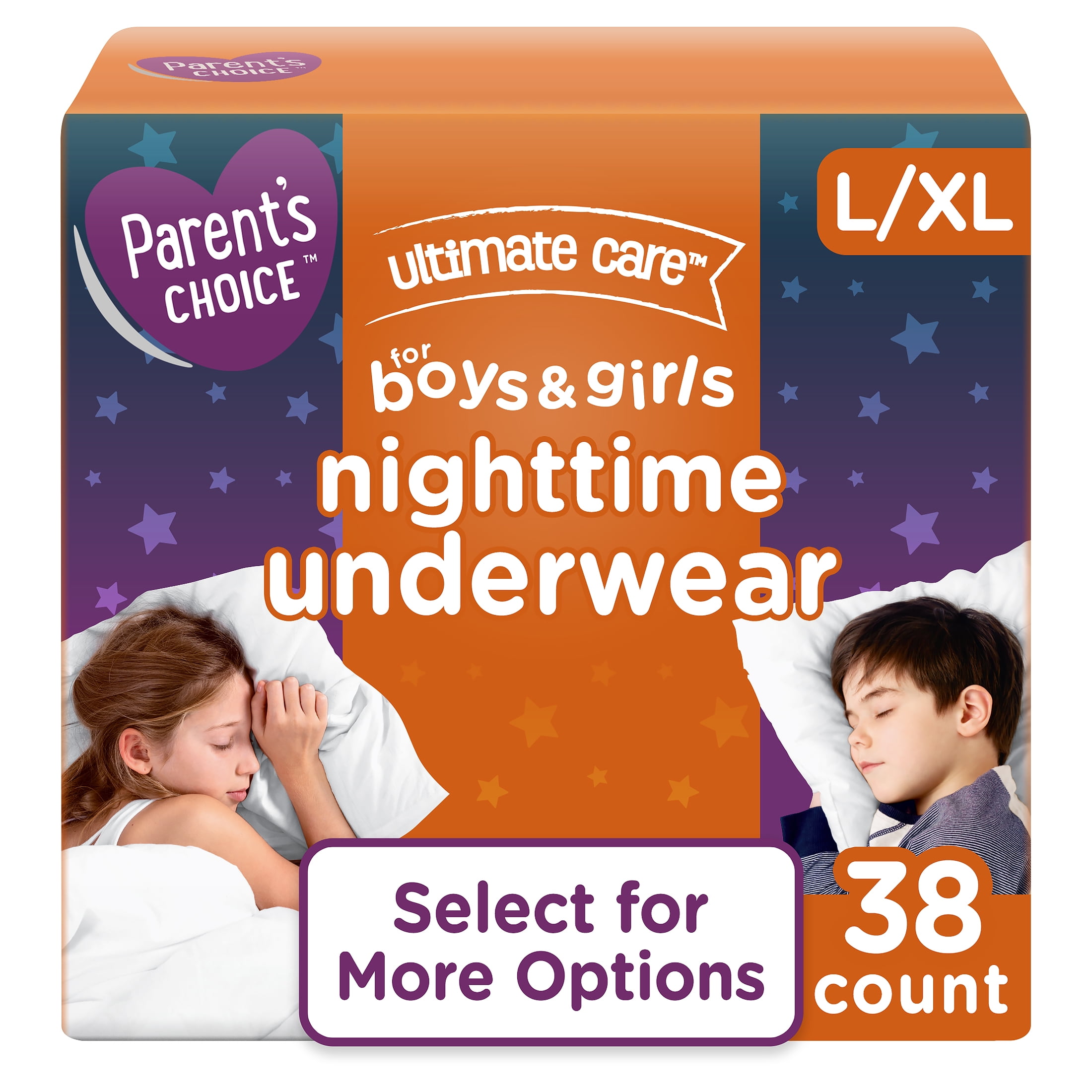 Parent's Choice Unisex Nighttime Bedwetting Underwear, LargeExtra