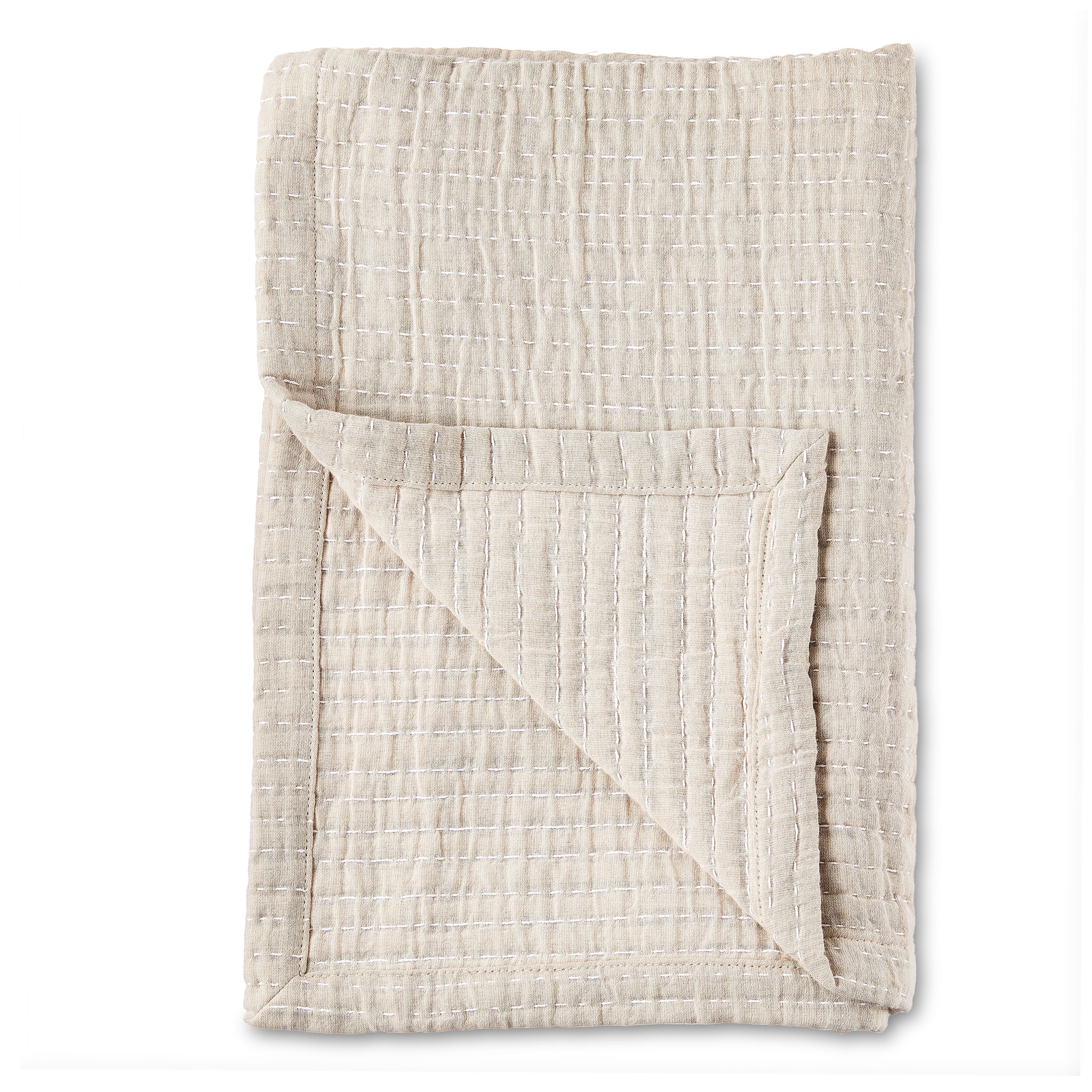 Parent's Choice Woven Baby Blanket, Cotton, Gray, 30