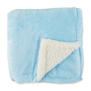 Parent's Royal Plush Blanket for Baby Boys and Girls, Blue, 30" x 40"