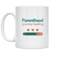 thumbnail image 1 of Parenthood Journey Loading Progress Bar - Expecting Parents - 11 oz Ceramic Coffee Mug, 1 of 3