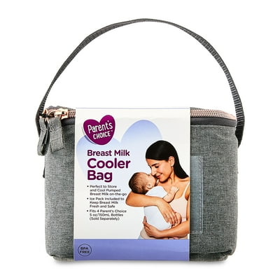 Parent's Choice Breast Milk Cooler Bag, Heather Gray HSA/FSA Eligible