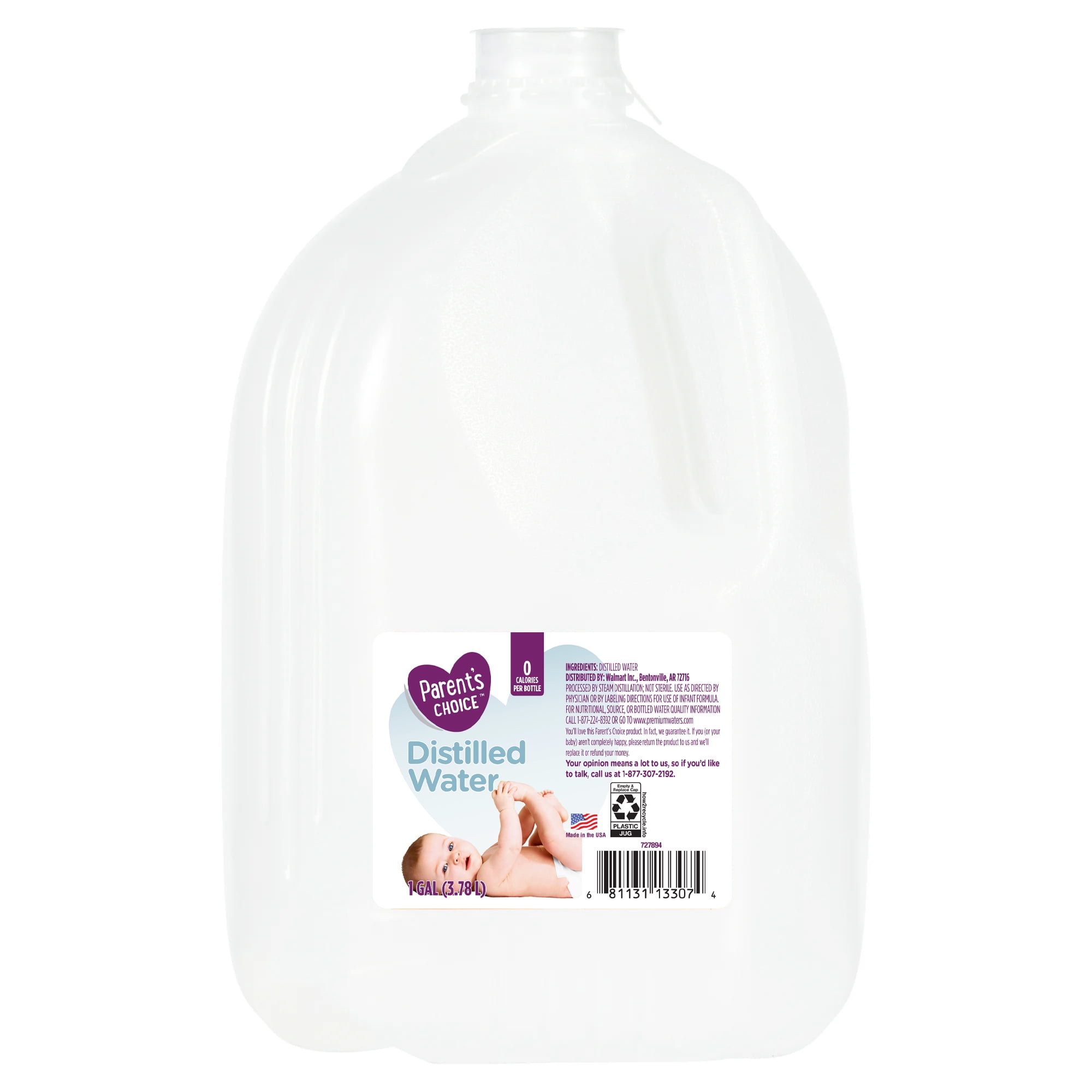 Gallon Distilled Water for Food Use