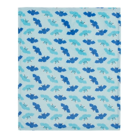 Parents Choice Halloween, Blue, Bat, Blanket
