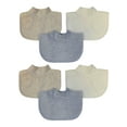 thumbnail image 1 of Parents' Choice Infant Mock-Neck Bibs, 6 piece, 1 of 9