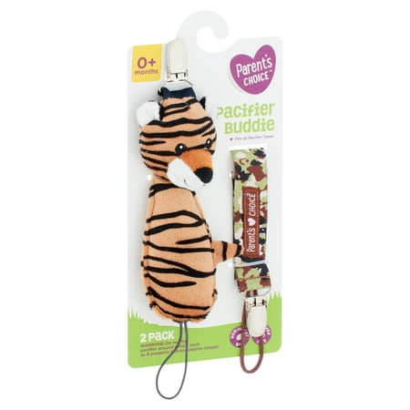 Parent's Choice Pacifier Buddie, 0+ Months, 2 count