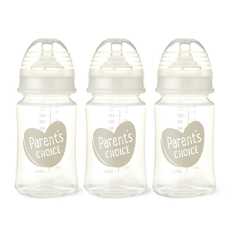 Parent's Choice Wide Neck Bottles, Pack, fl oz HSA/FSA