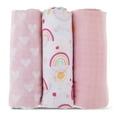 Parents Choice Pc 3pk Rainbow Swaddle