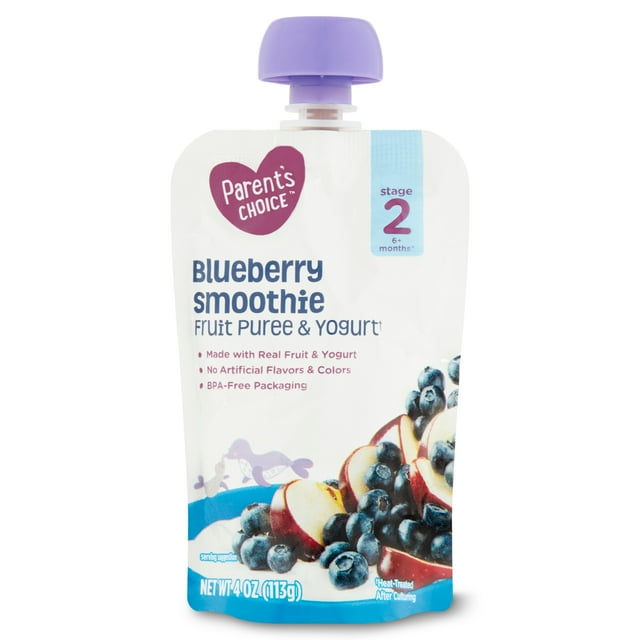 Parents Choice Pc Blubry Yogurt Smoothie