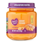 Parent's Choice Sweet Potato Stage 1 Baby Food, 4 oz