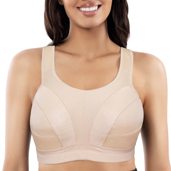 Parfait Active Full Bust Unlined Sports Bra, Bare, 36I