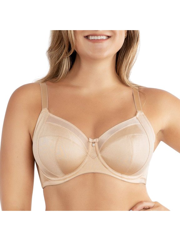 Adele Full Bust Padded Unlined Bra, Bare, 30G
