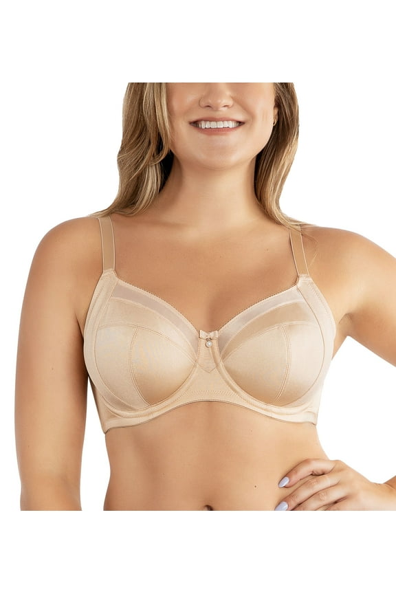 Adele Unlined Plunge Underwire Bra (P61321),30F,Bare