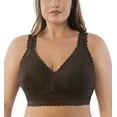 thumbnail image 1 of Parfait Adriana Banded Stretch Lace Wireless Bralette (P5482),30D,Deep Nude, 1 of 6