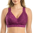 thumbnail image 1 of Parfait Adriana Wire-Free Full Bust Supportive Bralette, Blackberry, 32DD, 1 of 5