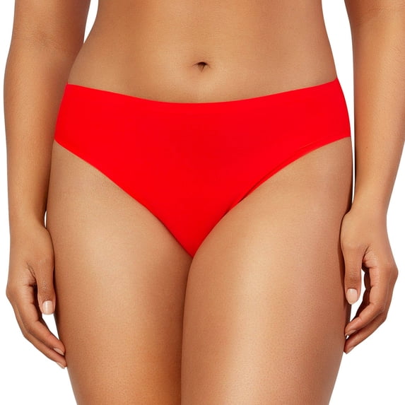 PARFAIT Bonded French Cut Body Smoothing Panties with No Visible Panty Lines, Racing Red, S
